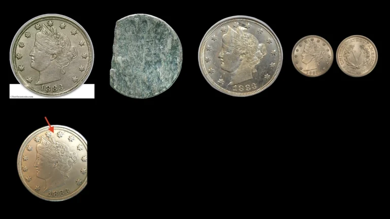 1883 Liberty Head Nickel Errors — error coin photographs