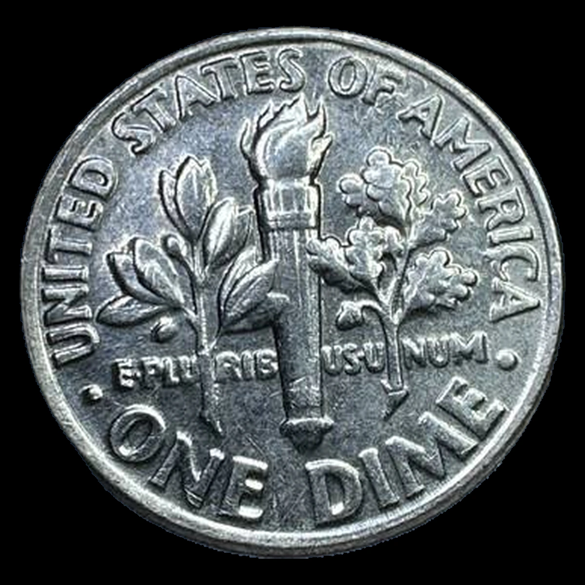 1993 Roosevelt Dime: Struck Through