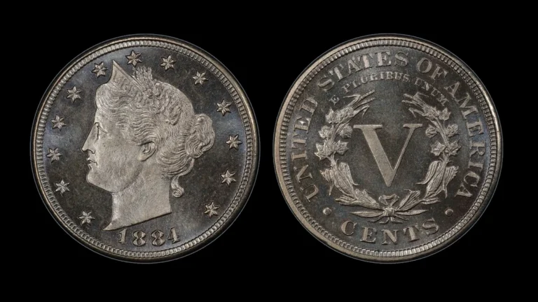 1884 Nickel Errors — error coin photographs