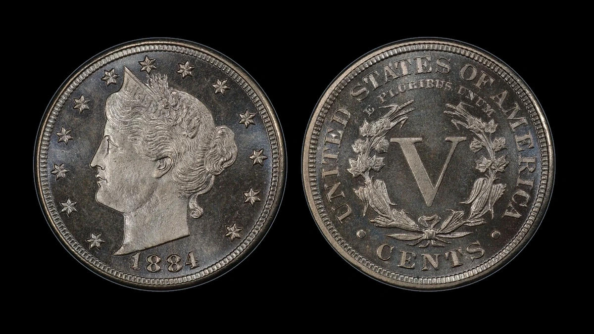 1884 Nickel Errors — error coin photographs