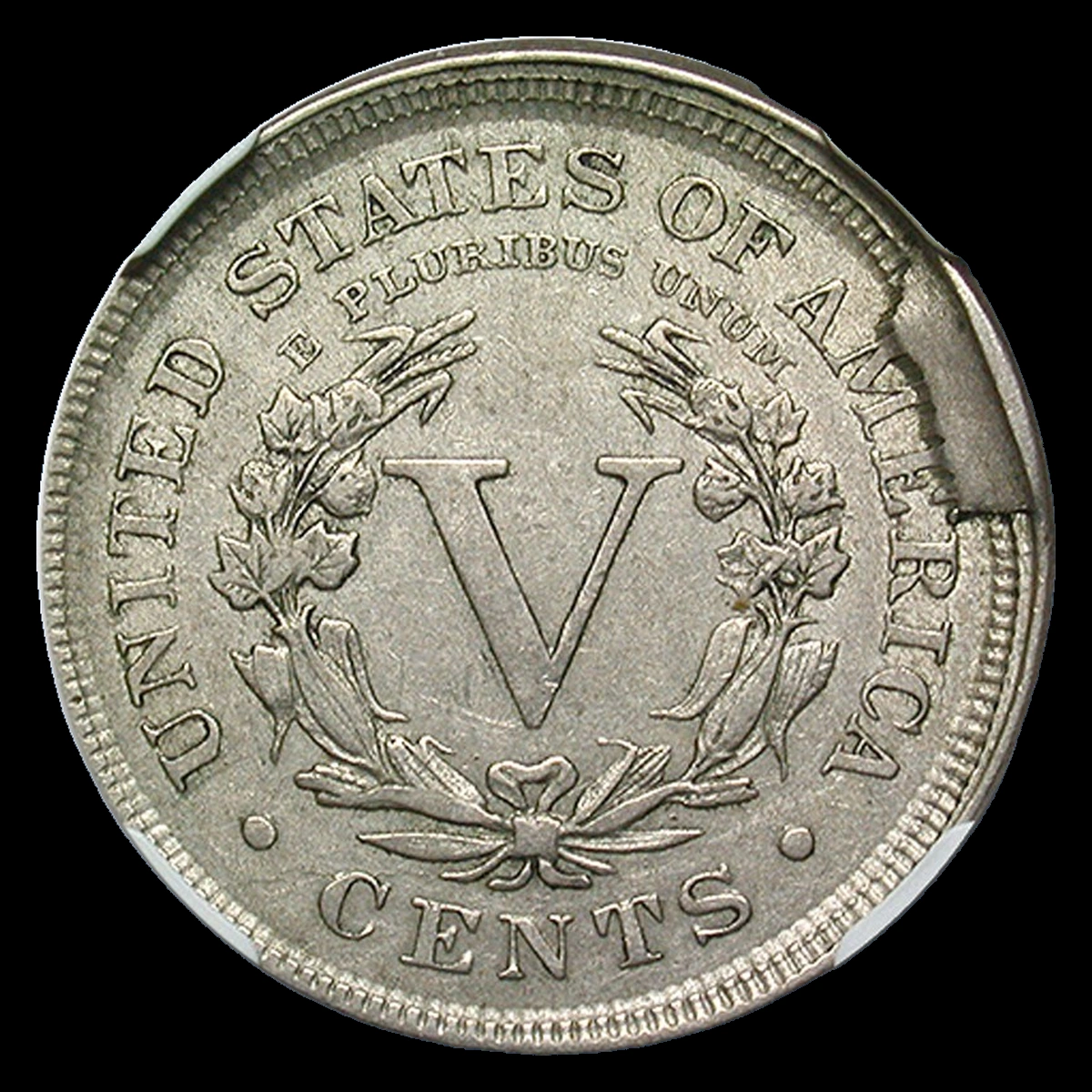 1888 Liberty Nickel: Die Break