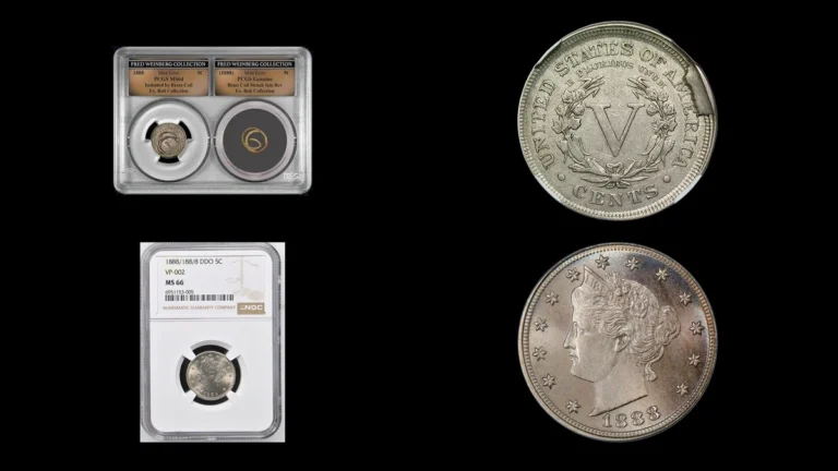 1888 Nickel Errors — error coin photographs
