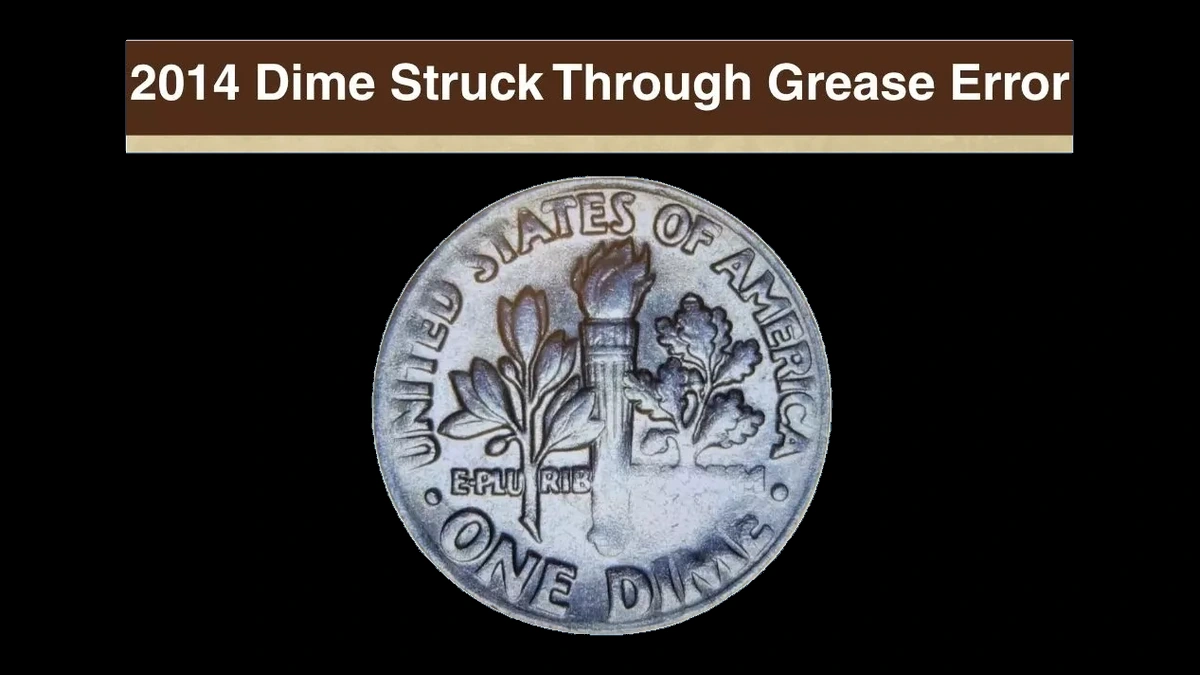 2014 Roosevelt Dime: Struck-Through Error