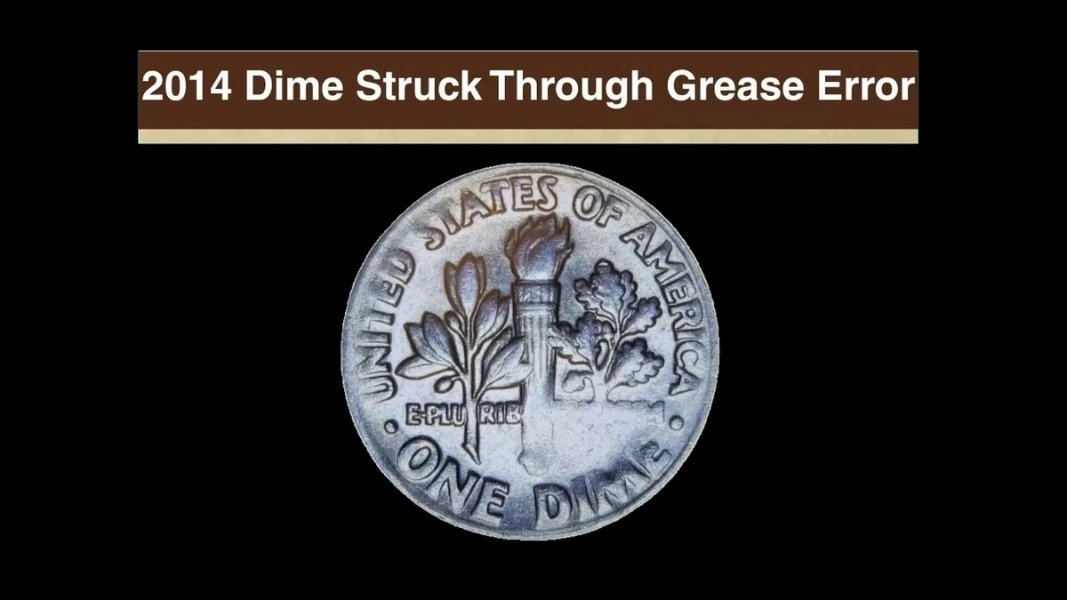 2014 Dime Errors — error coin photographs