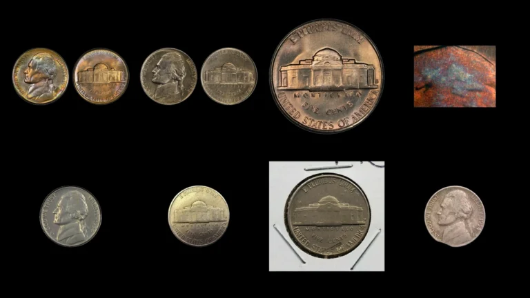 1954 Nickel Errors — error coin photographs