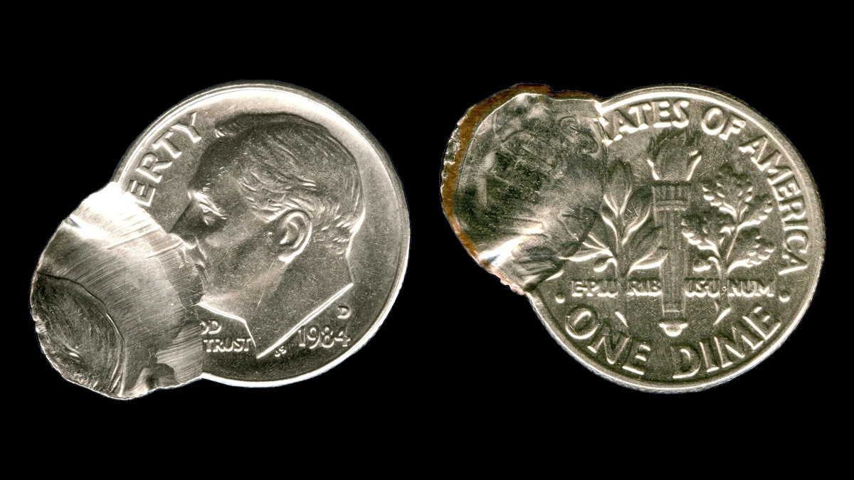 1984 Roosevelt Dime: Multiple Strike