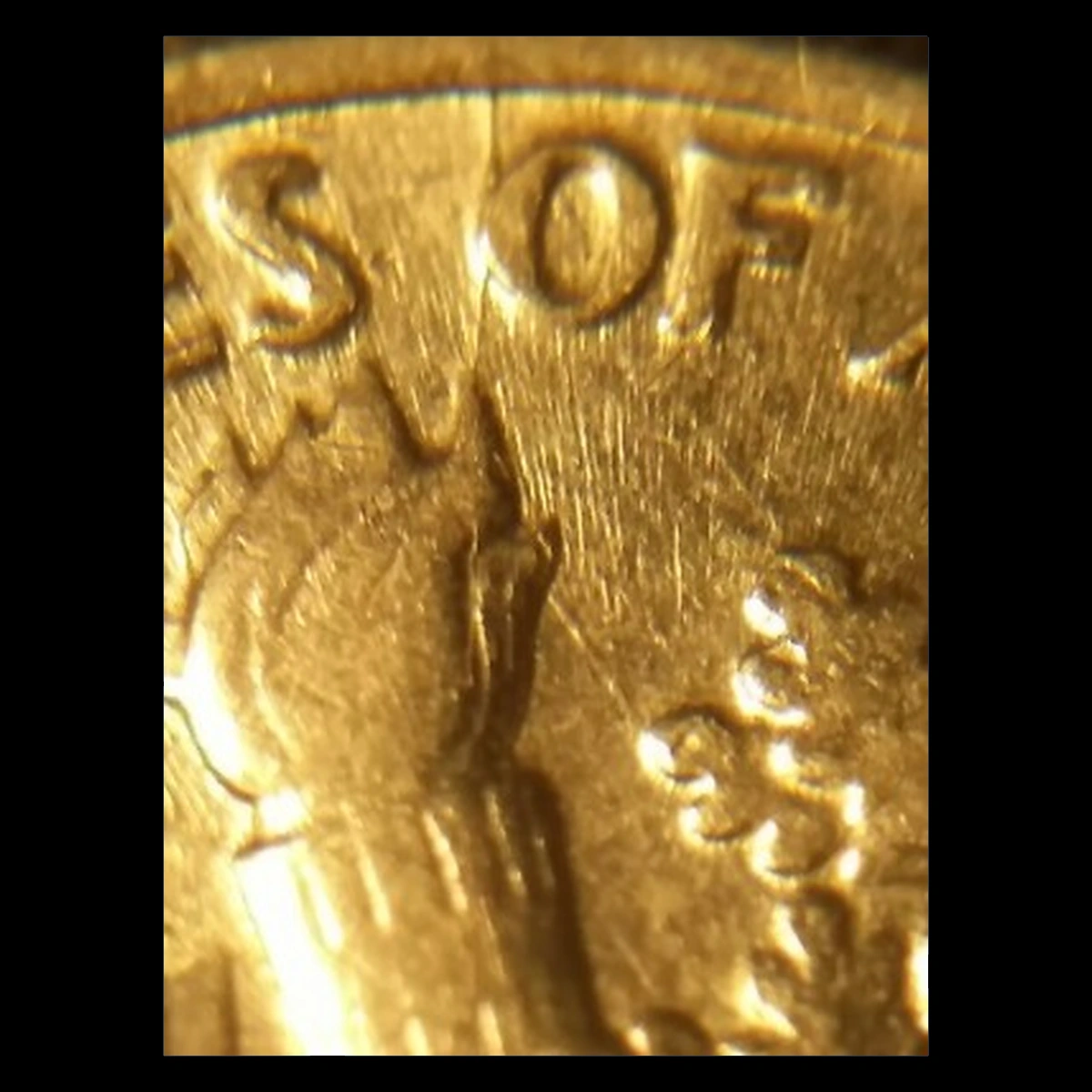 1988 Roosevelt Dime: Die Crack