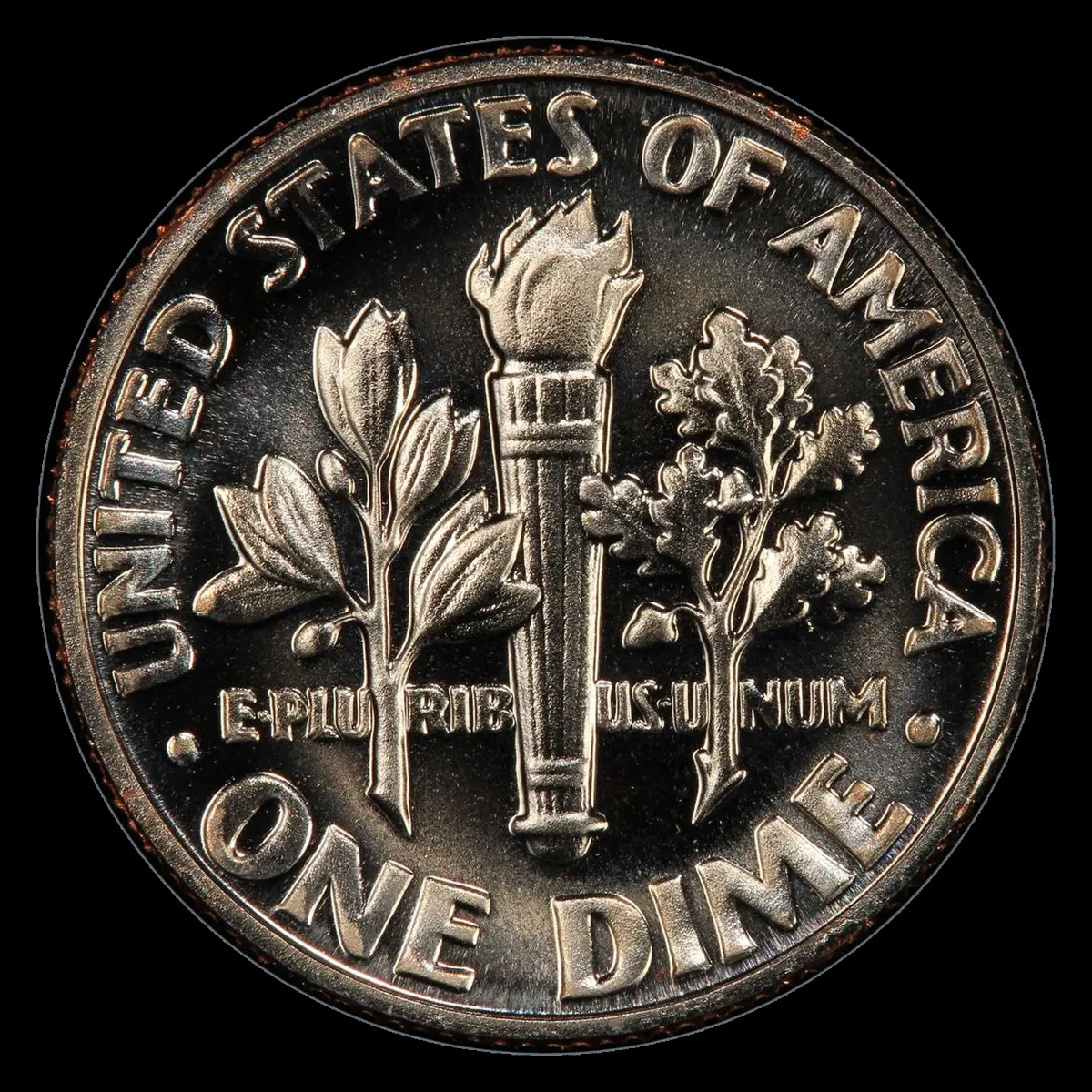 1968 Roosevelt Dime: Proof Doubled Die Reverse