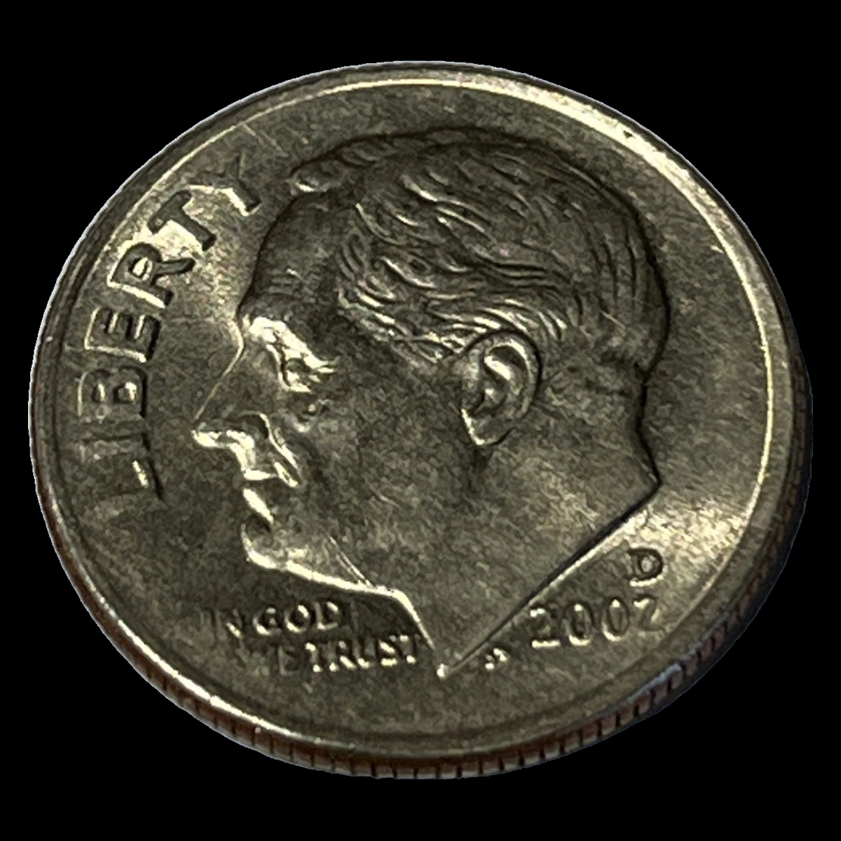 2002 Roosevelt Dime: Struck-Through Error