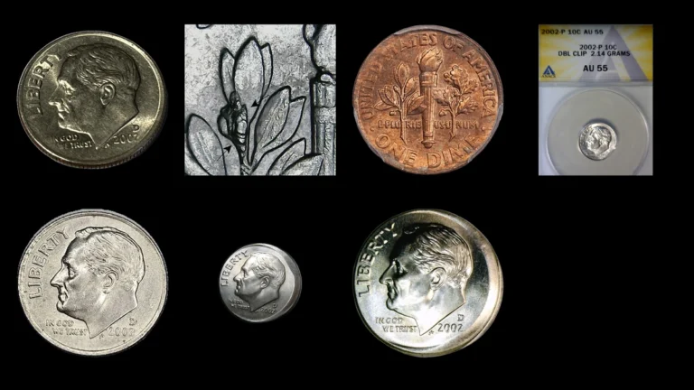 2002 Dime Errors — error coin photographs