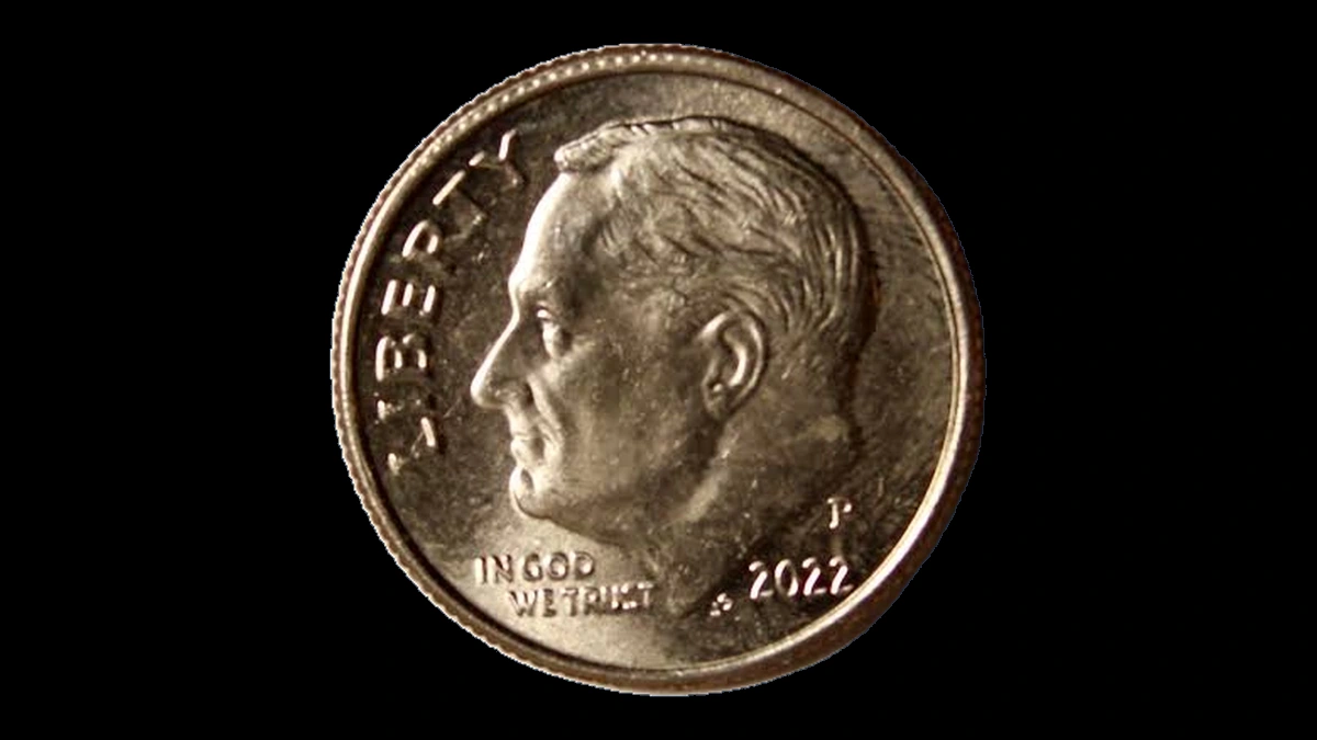2022 Roosevelt Dime: Collar Error