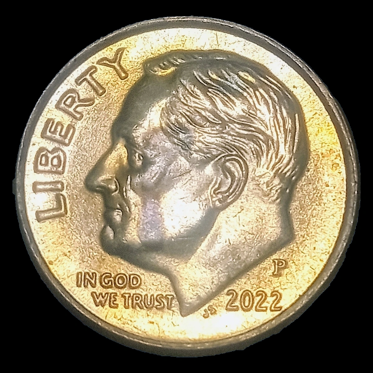 2022 Roosevelt Dime: Clashed Dies