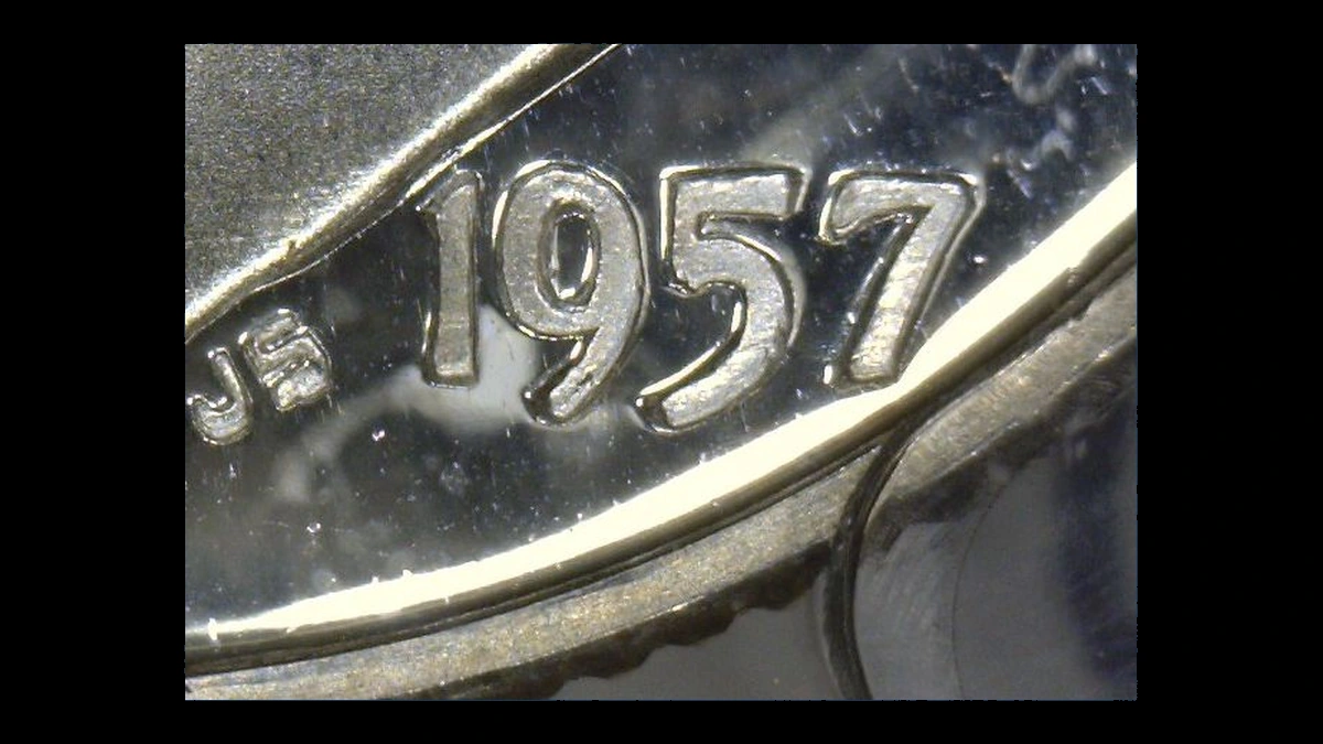 1957 Roosevelt Dime: Proof Doubled Die Obverse