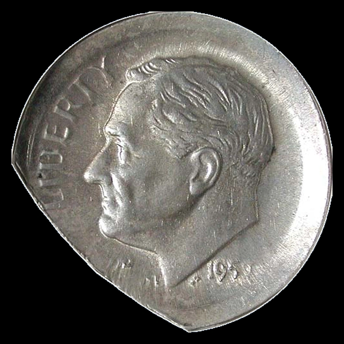 1957 Roosevelt Dime: Broadstrike
