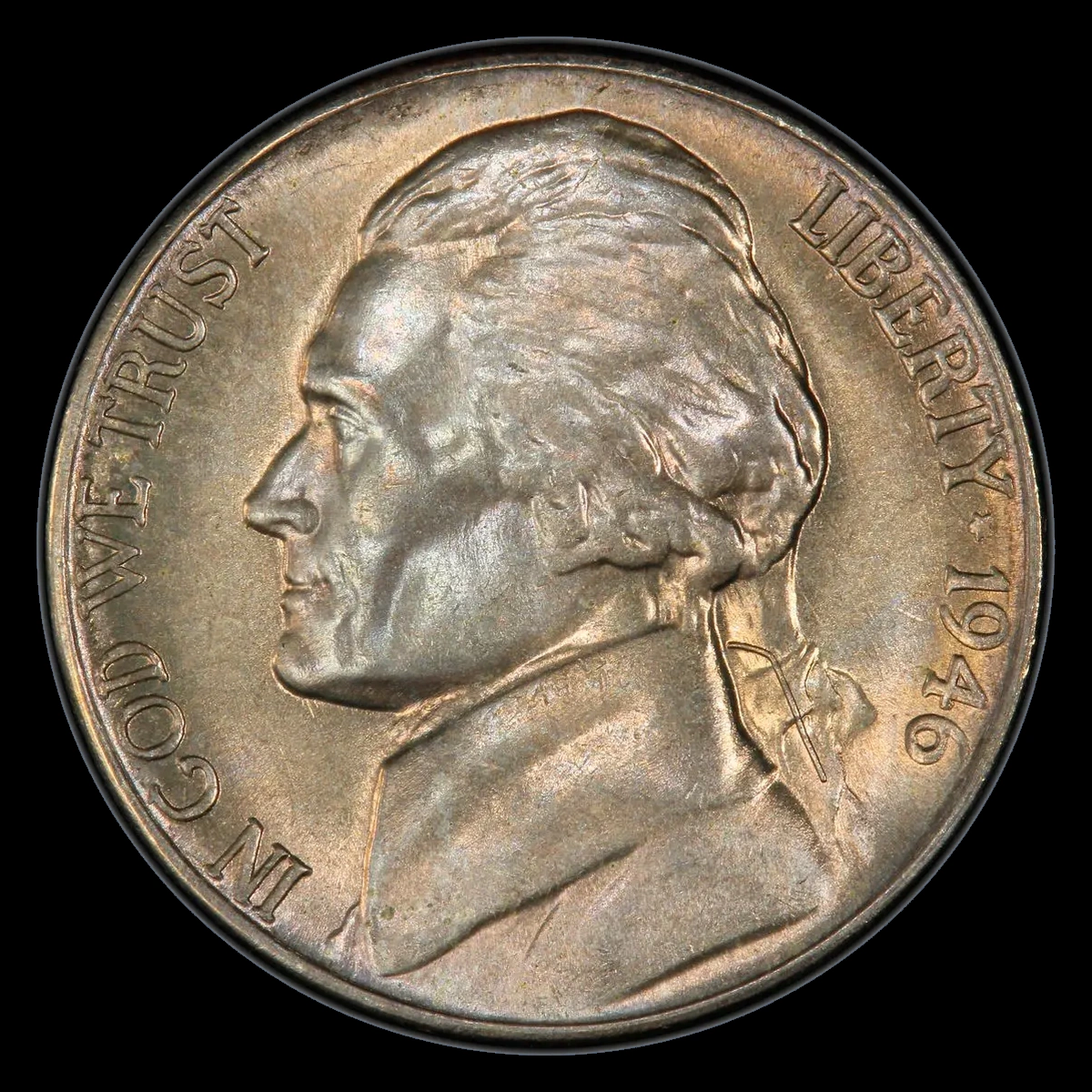 1946 Jefferson Nickel: Doubled Die Obverse