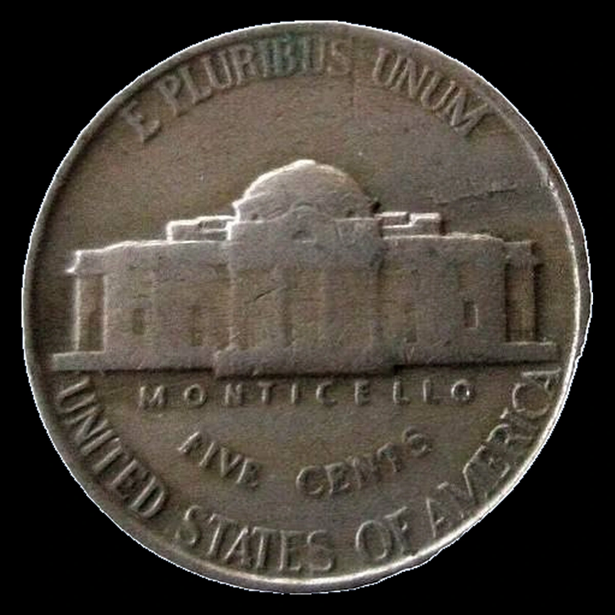 1946 Jefferson Nickel: Die Crack