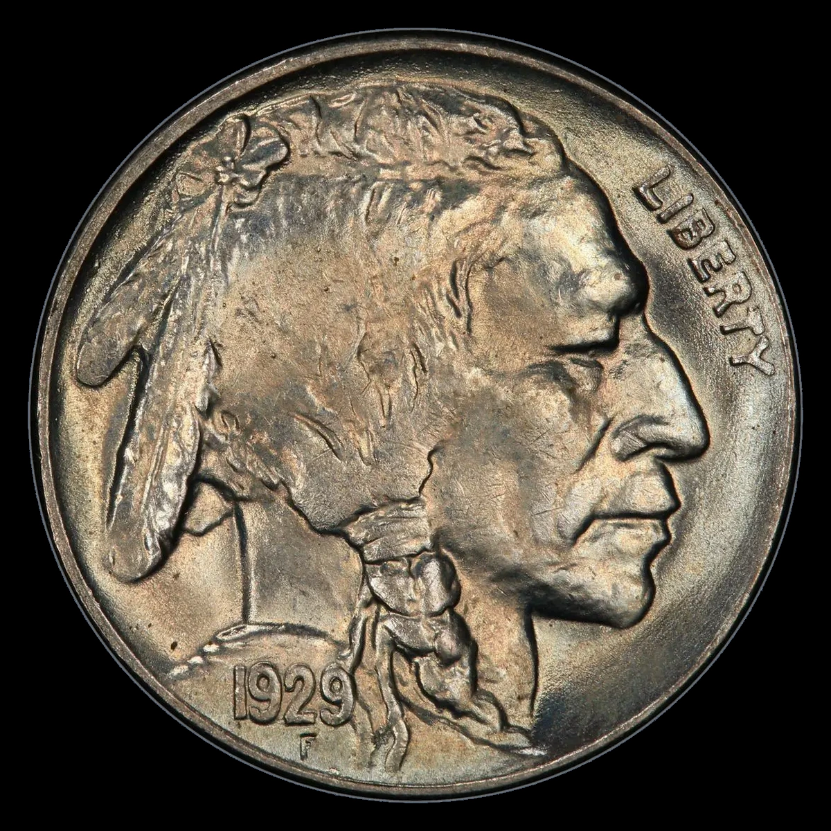 1929 Buffalo Nickel: Doubled Die Obverse