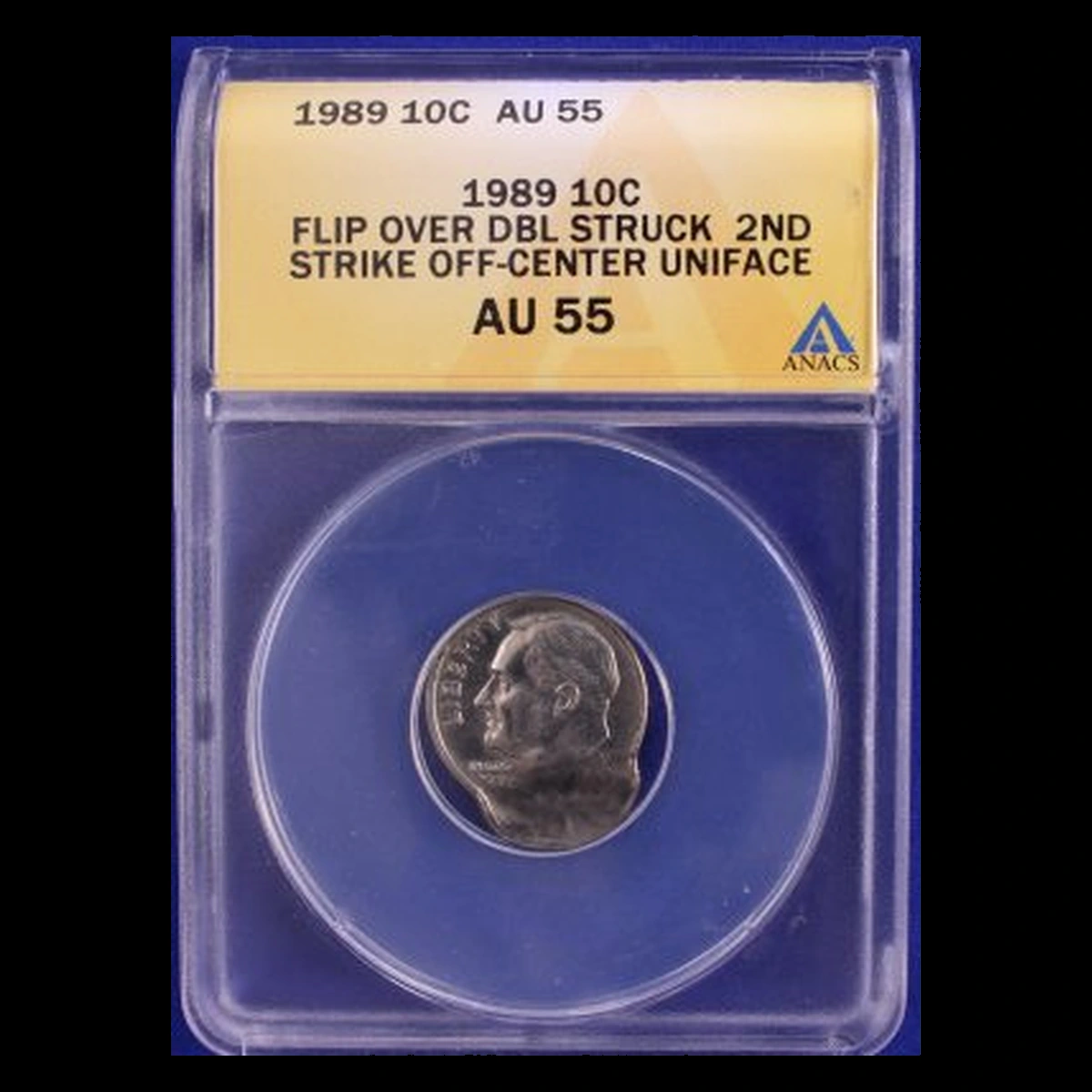 1989 Roosevelt Dime: Multiple Strike