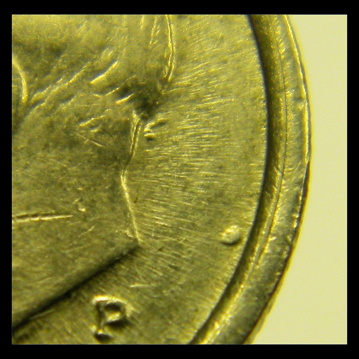 1989 Roosevelt Dime: Die Crack / Die Chip