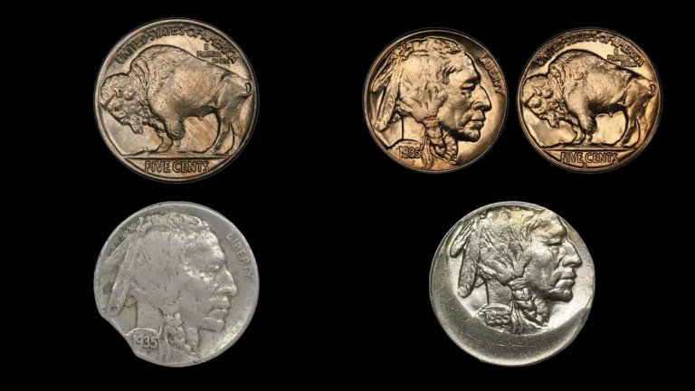 1935 Nickel Errors — error coin photographs