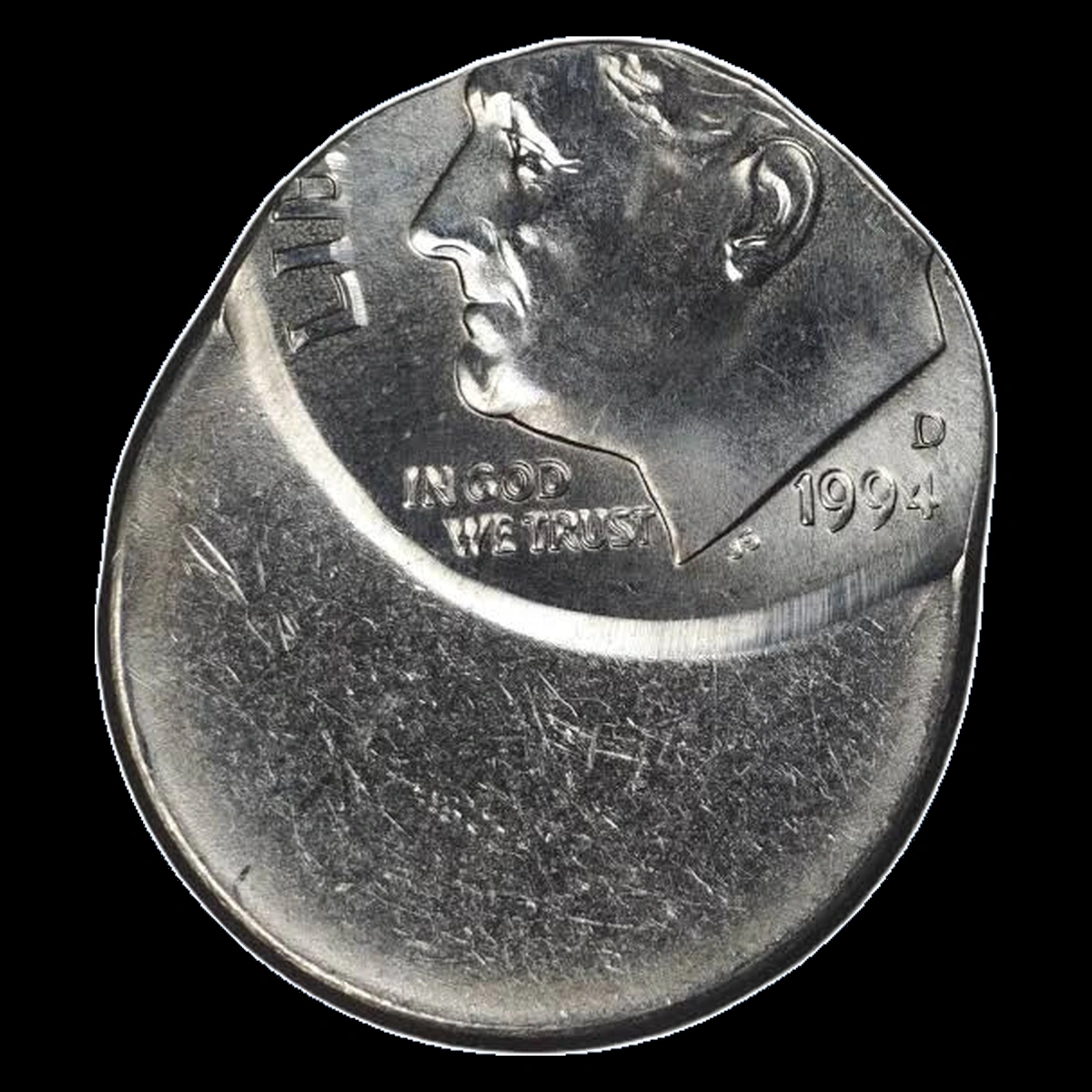 1994 Roosevelt Dime: Off-Center Strike