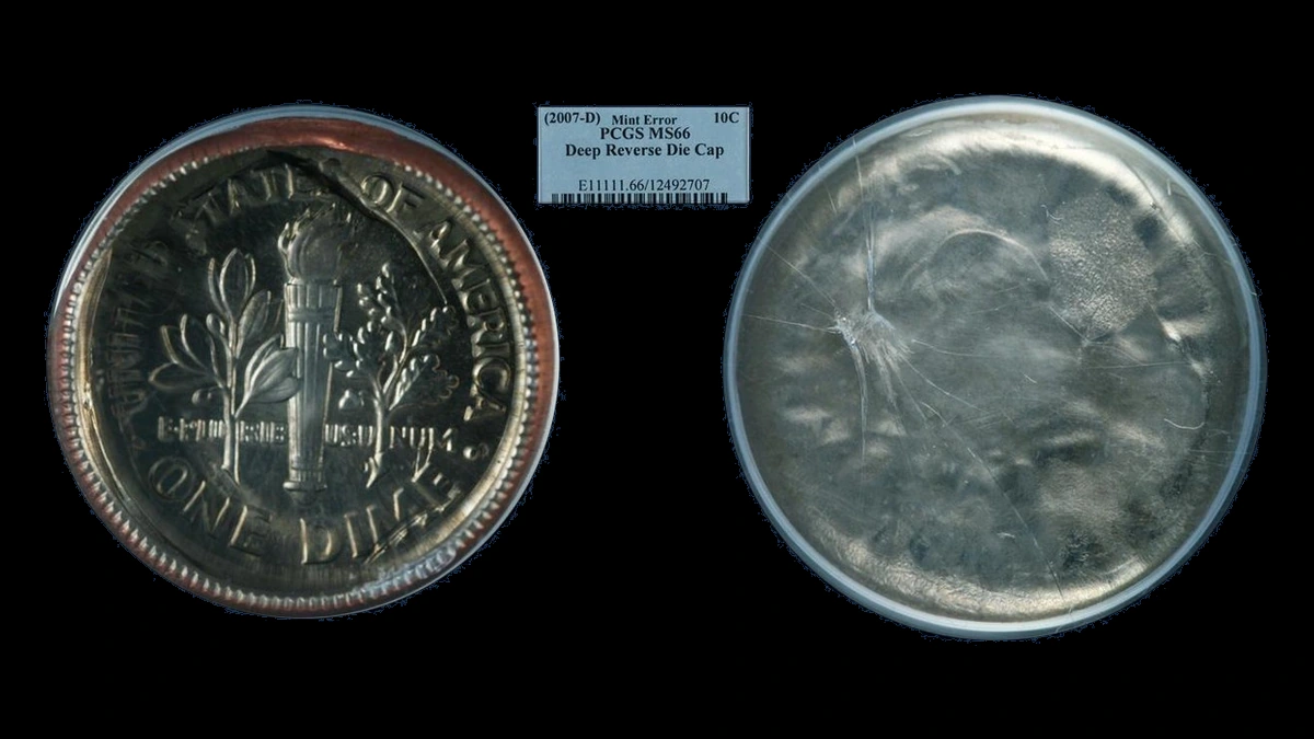 2007 Roosevelt Dime: Deep Reverse Die Cap