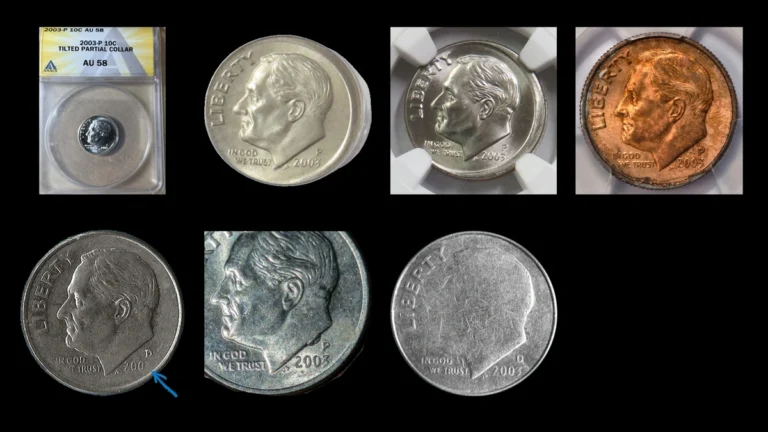 2003 Dime Errors — error coin photographs
