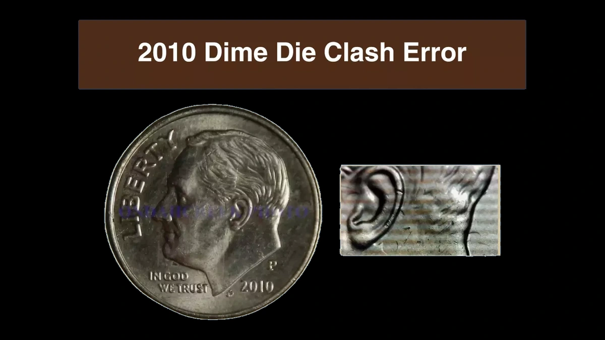 2010 Roosevelt Dime: Clashed Dies