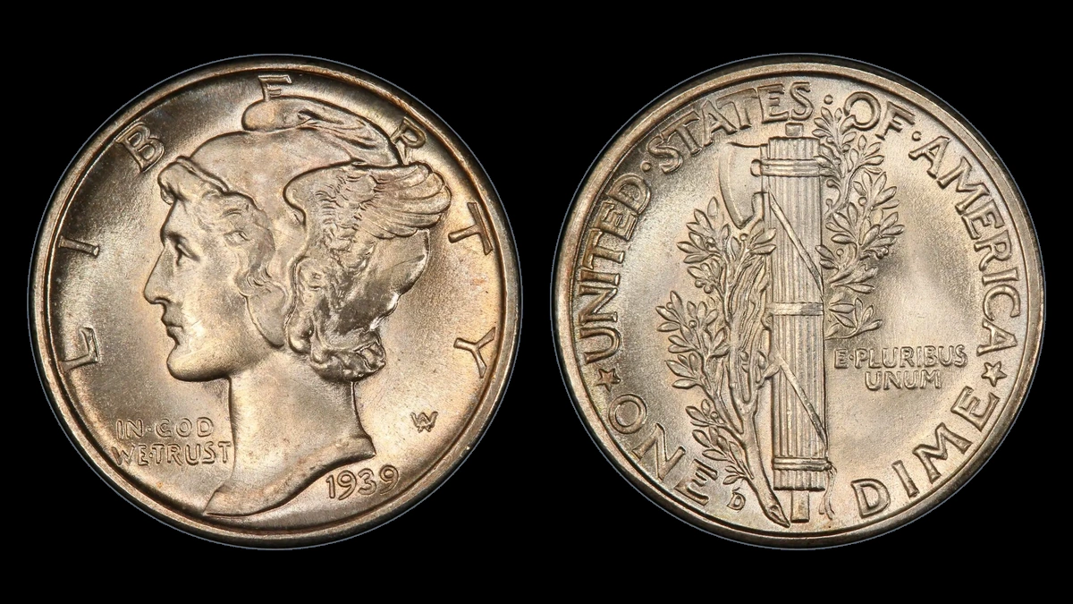 1939-D/D RPM FS-501 Mercury Dime