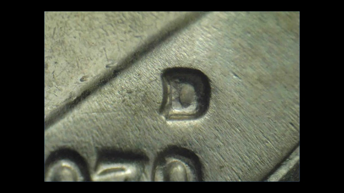 1979 Roosevelt Dime: Repunched Mintmark candidate, attribution unconfirmed
