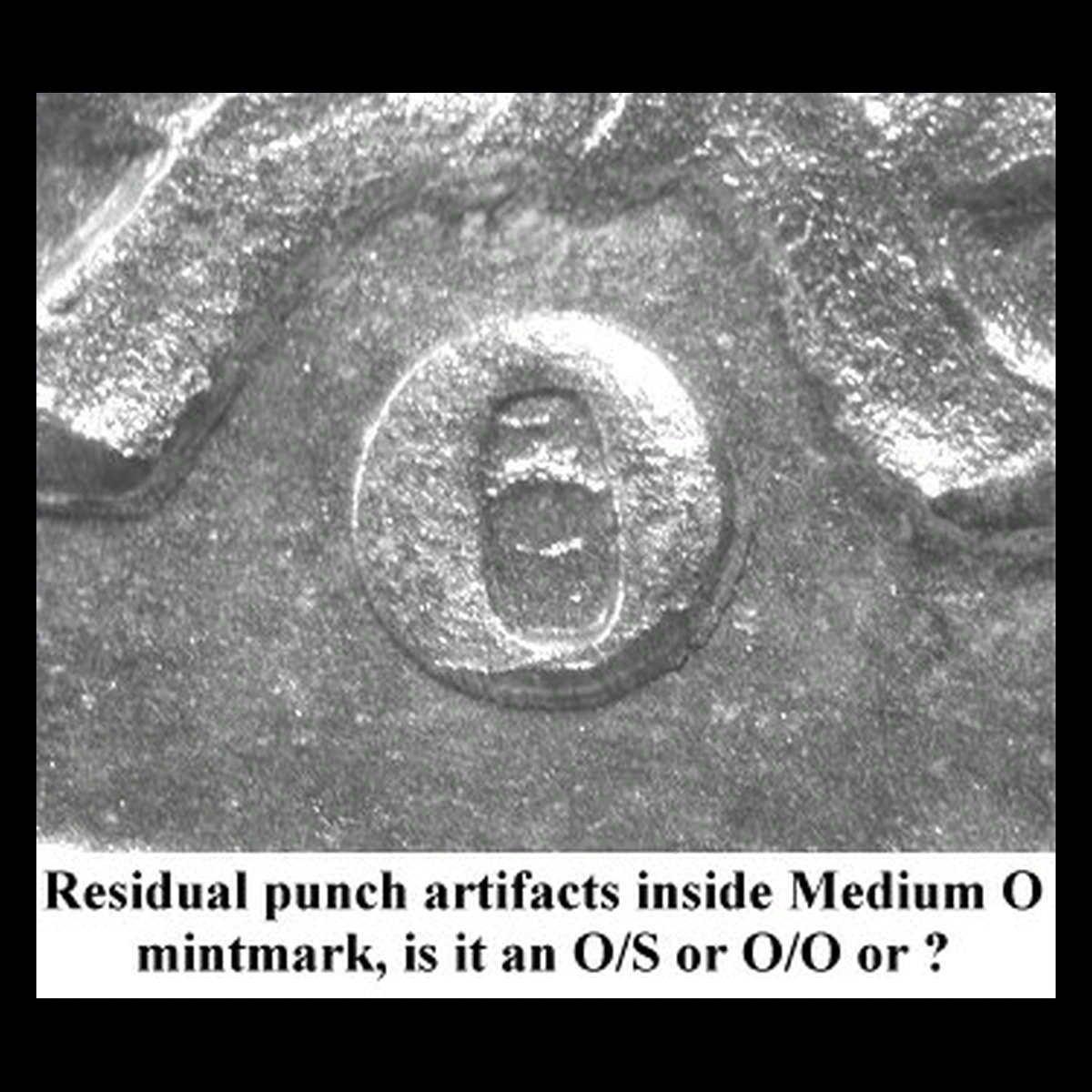 1891 Liberty Seated Dime: Repunched Mintmark