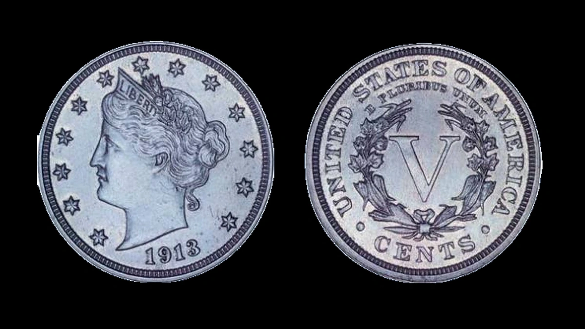 1913 Liberty Head Nickel Errors — error coin photographs