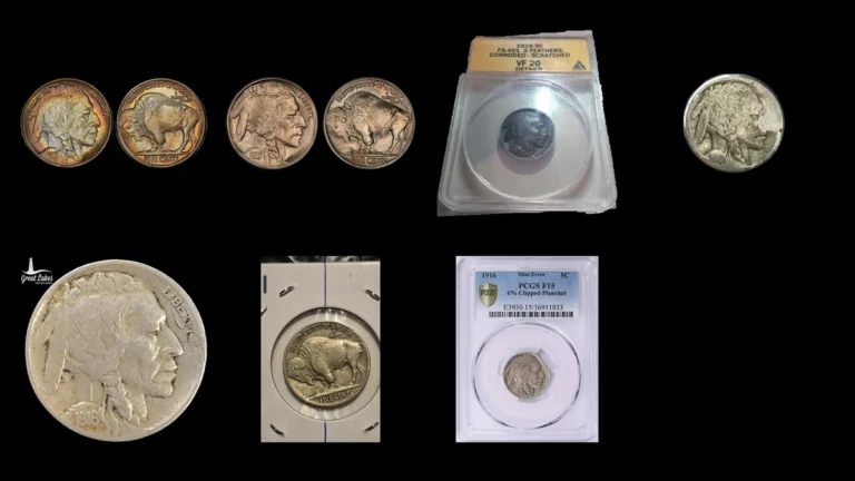 1916 Nickel Errors — error coin photographs