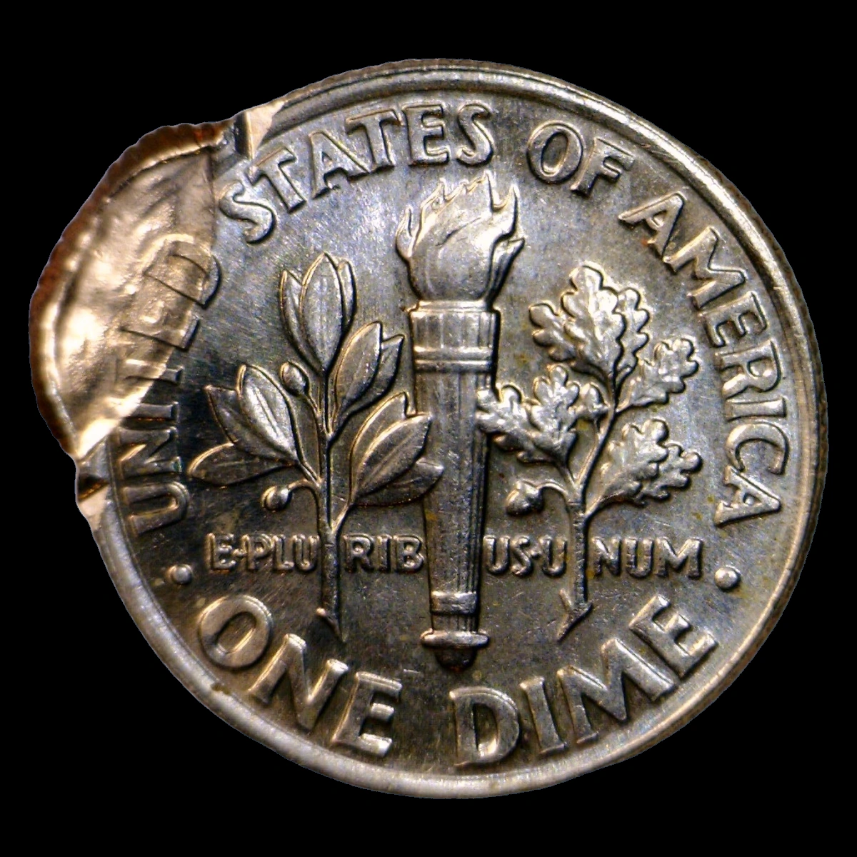 1986 Roosevelt Dime: Double Strike with Off-Center Second Strike