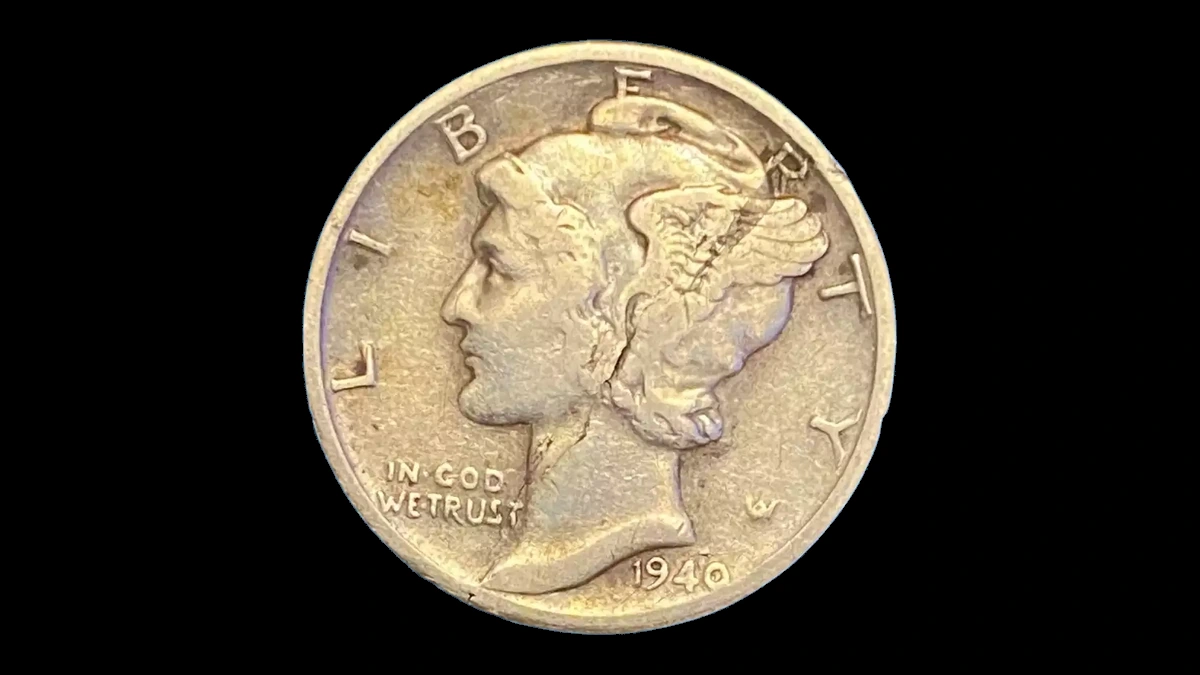 1940 Mercury Dime: Lamination