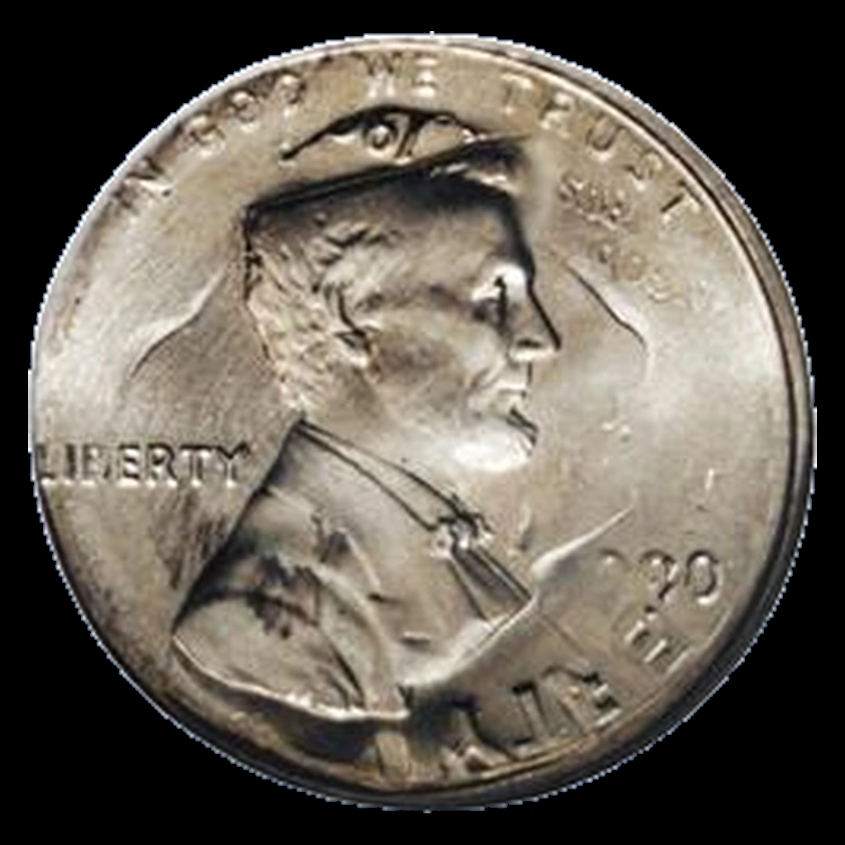 1990 Roosevelt Dime: Overstrike / Double Denomination
