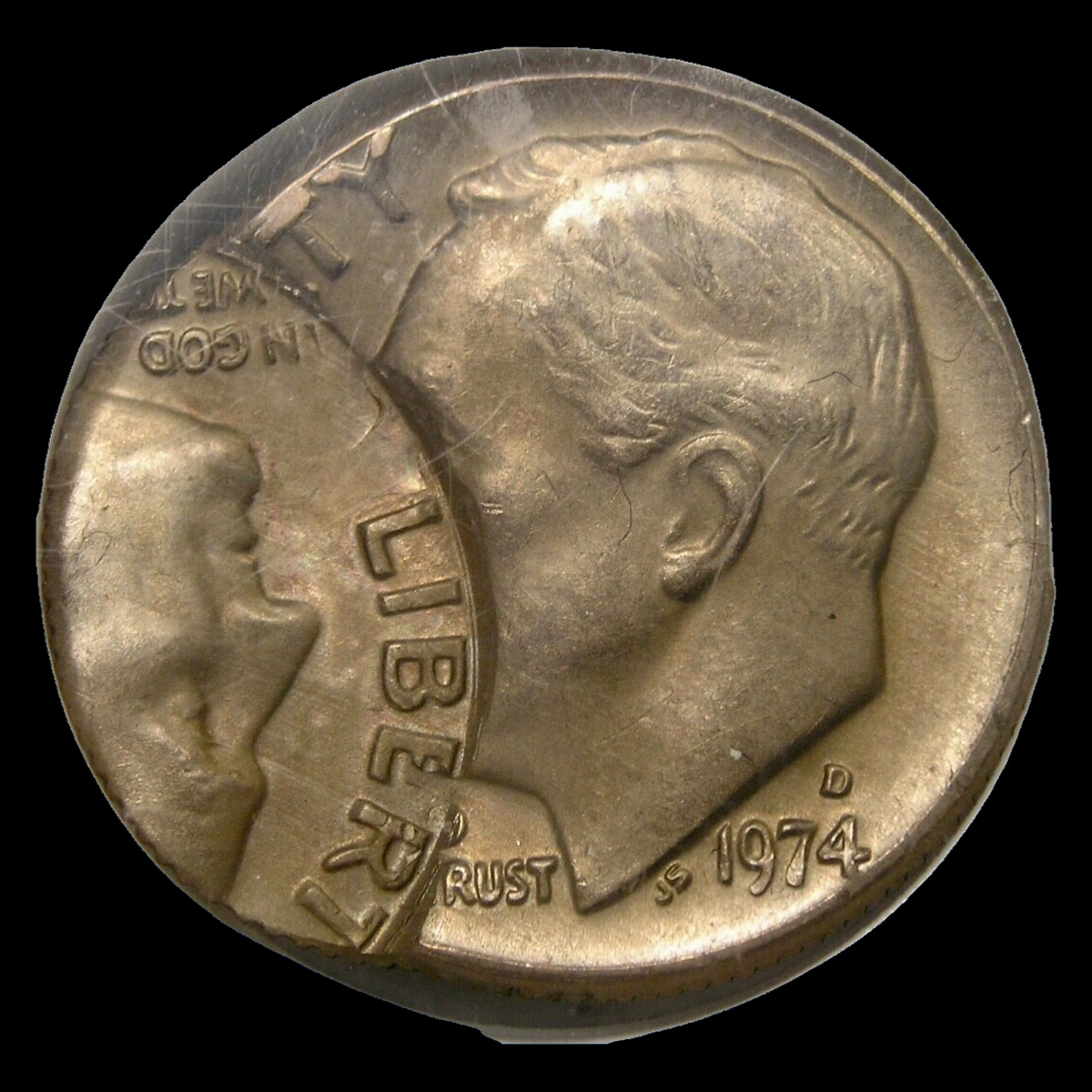 1974 Roosevelt Dime: Double / Multiple Strike