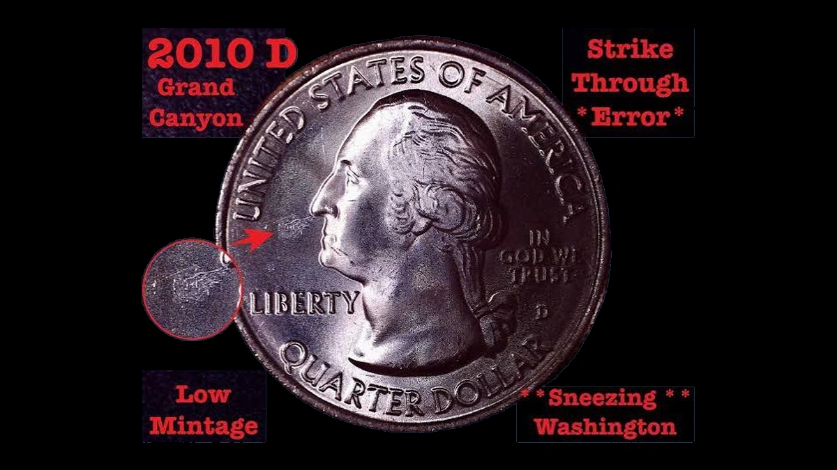 2010 Quarter: Grand Canyon — Struck-Through Error