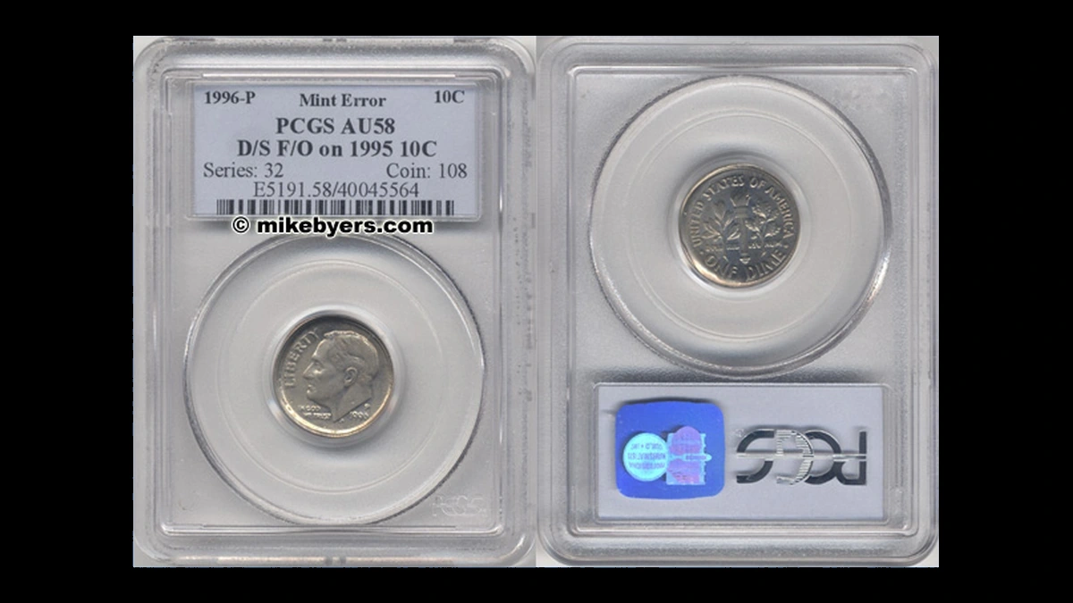 1995 Roosevelt Dime: Multiple Strike