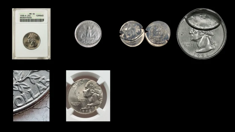 1998 Quarter Errors — error coin photographs
