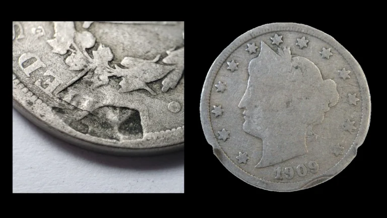 1909 Nickel Errors — error coin photographs