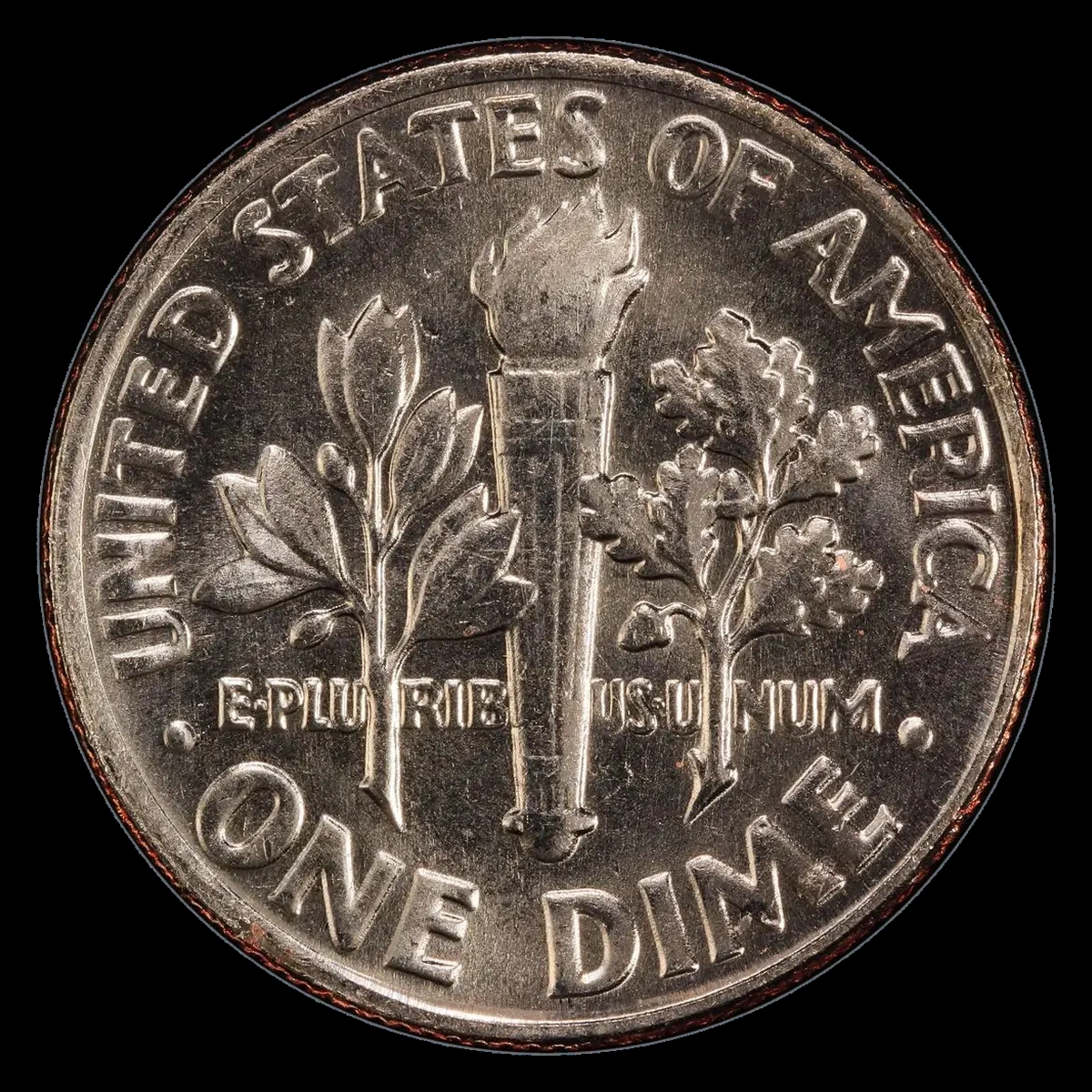 1970 Roosevelt Dime: Doubled Die Reverse