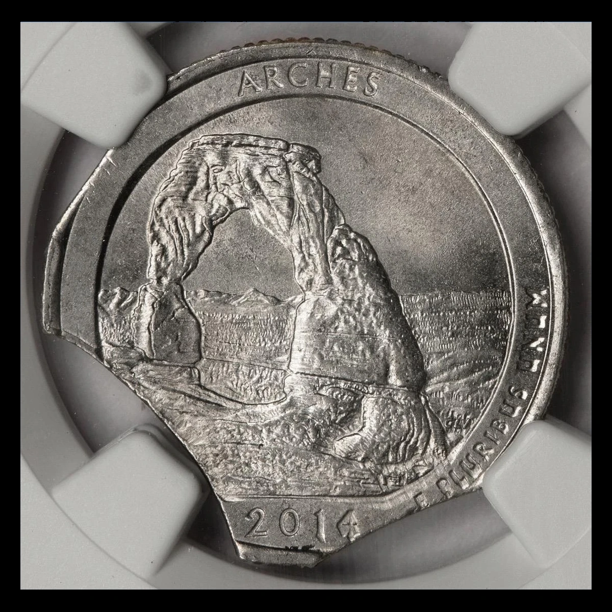 2014 Quarter: Arches — Clipped Planchet