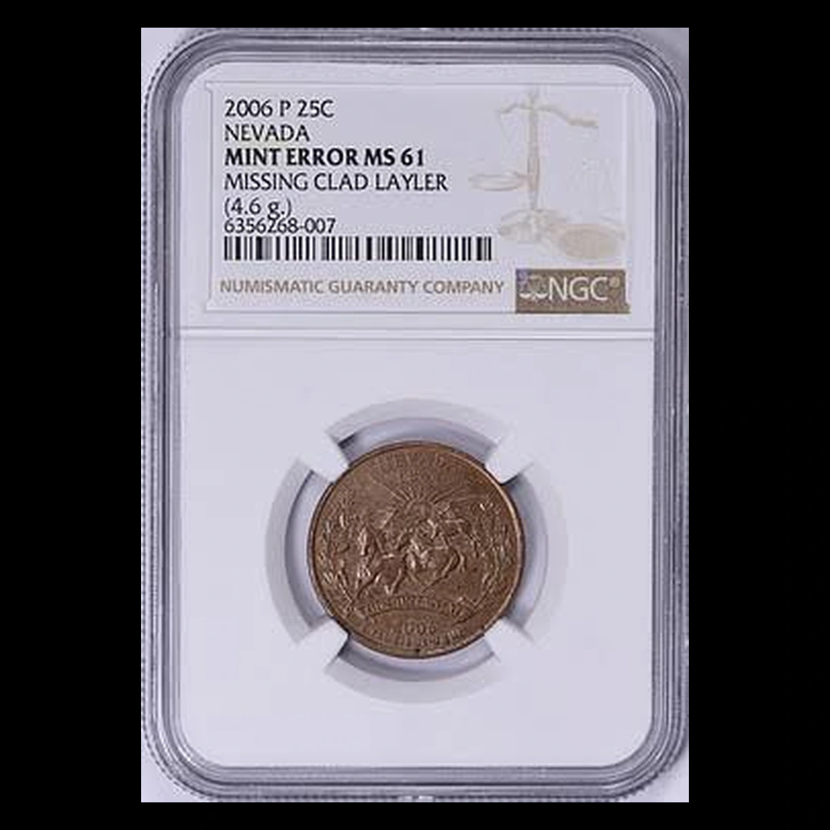2006 Quarter: Nevada — Missing Clad Layer