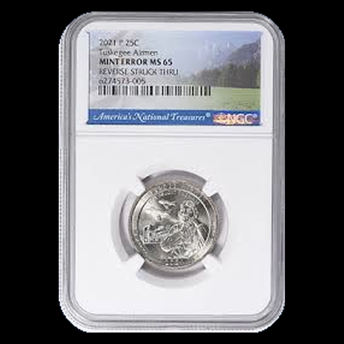 2021 Quarter: Tuskegee Airmen — Struck-Through Error