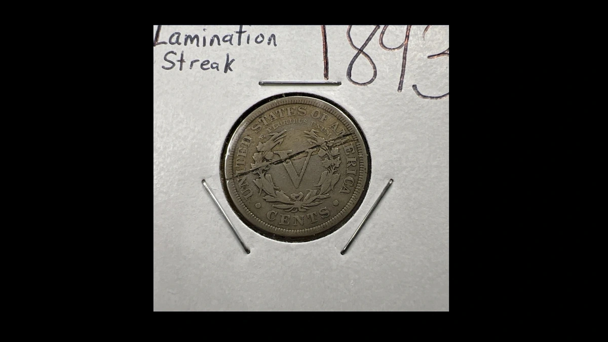 1893 Nickel Errors — error coin photographs