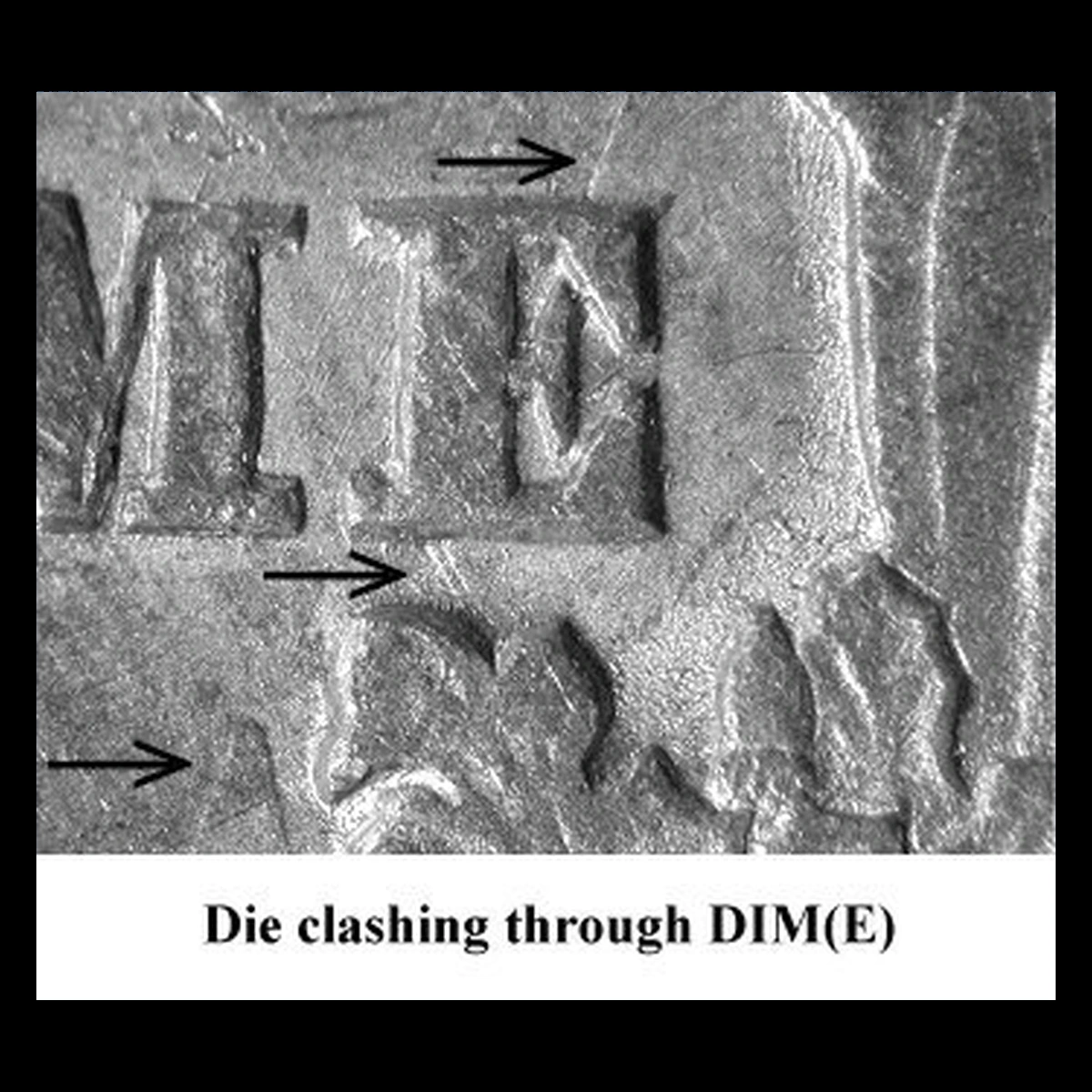 1876 Liberty Seated Dime: Clashed Dies