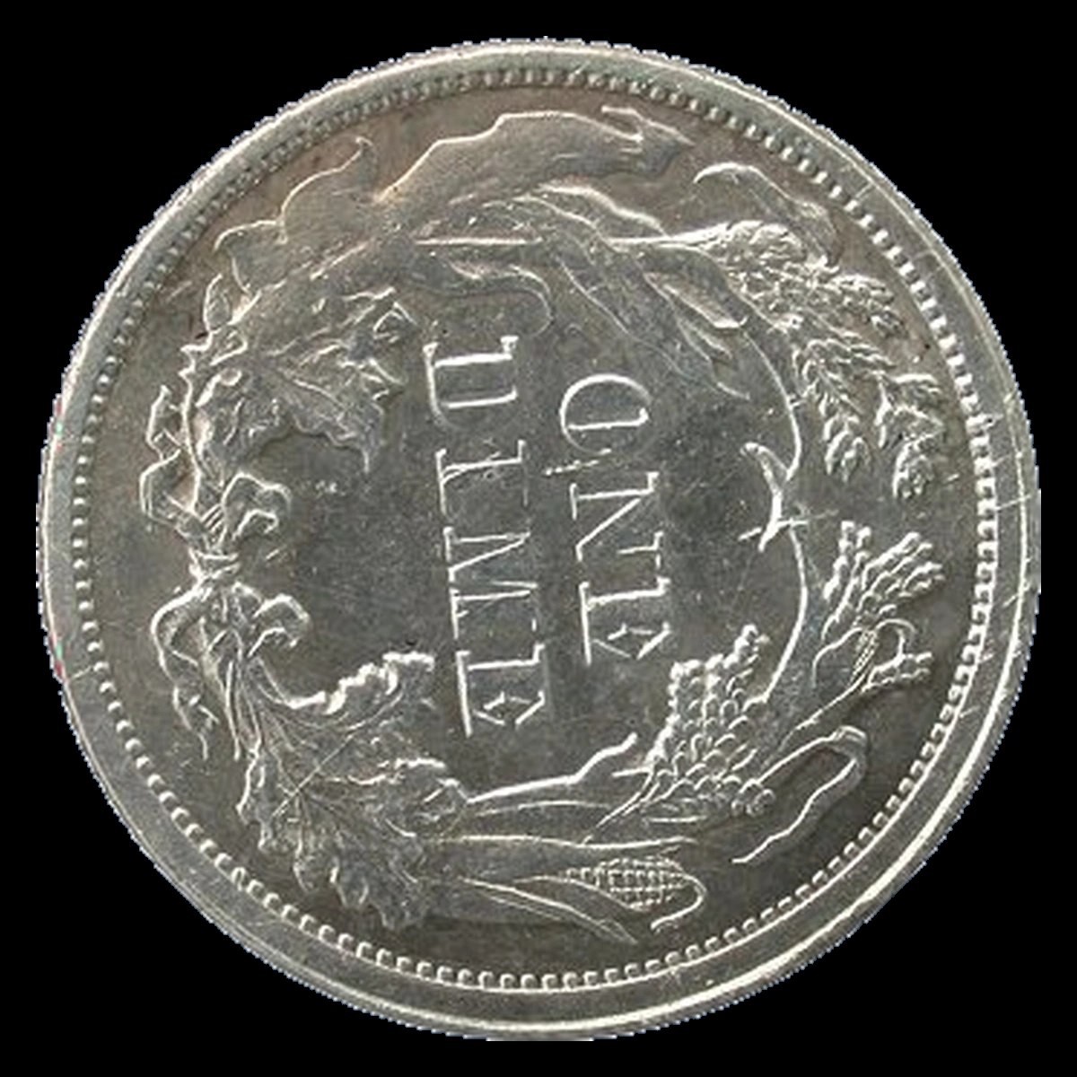 1876 Liberty Seated Dime: Rotated Dies