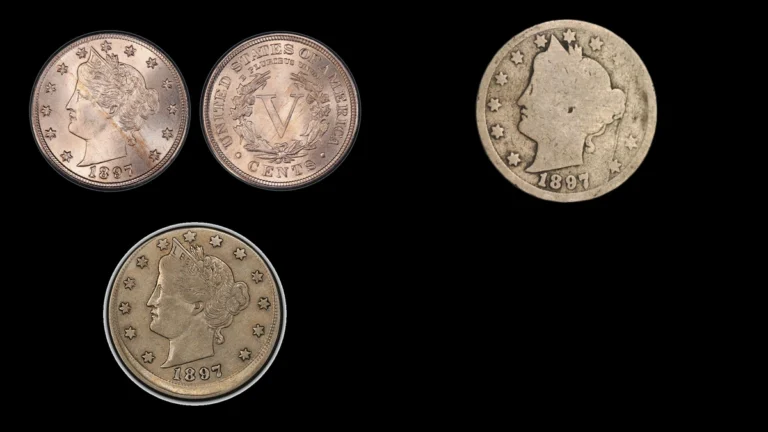 1897 Nickel Errors — error coin photographs