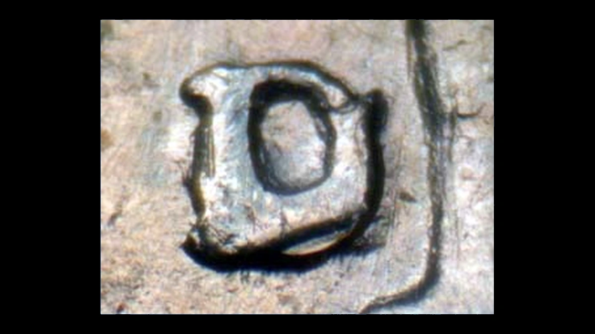 1953 Roosevelt Dime: D Over a Sideways D
